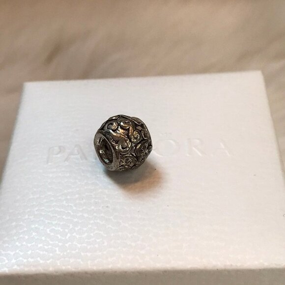 Pandora Scroll Vines Swirl Charm 925 - Picture 5 of 8